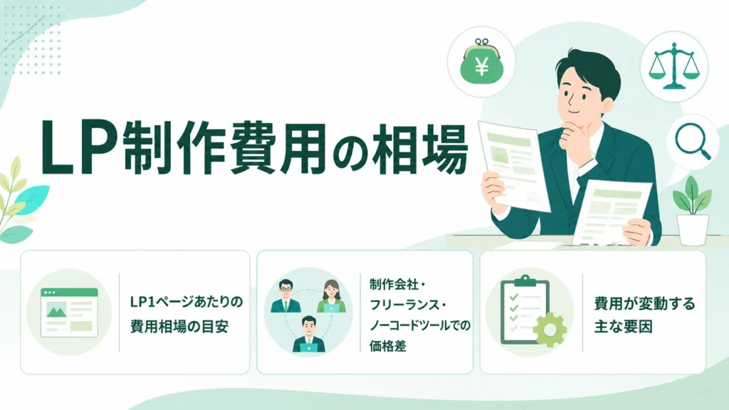 LP制作費用を抑えても品質は保てる？相場と依頼のポイントを解説 – AI